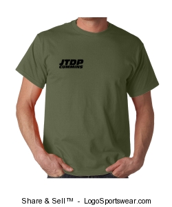 Mens Fatigue Green Short Sleeve Shirt Design Zoom